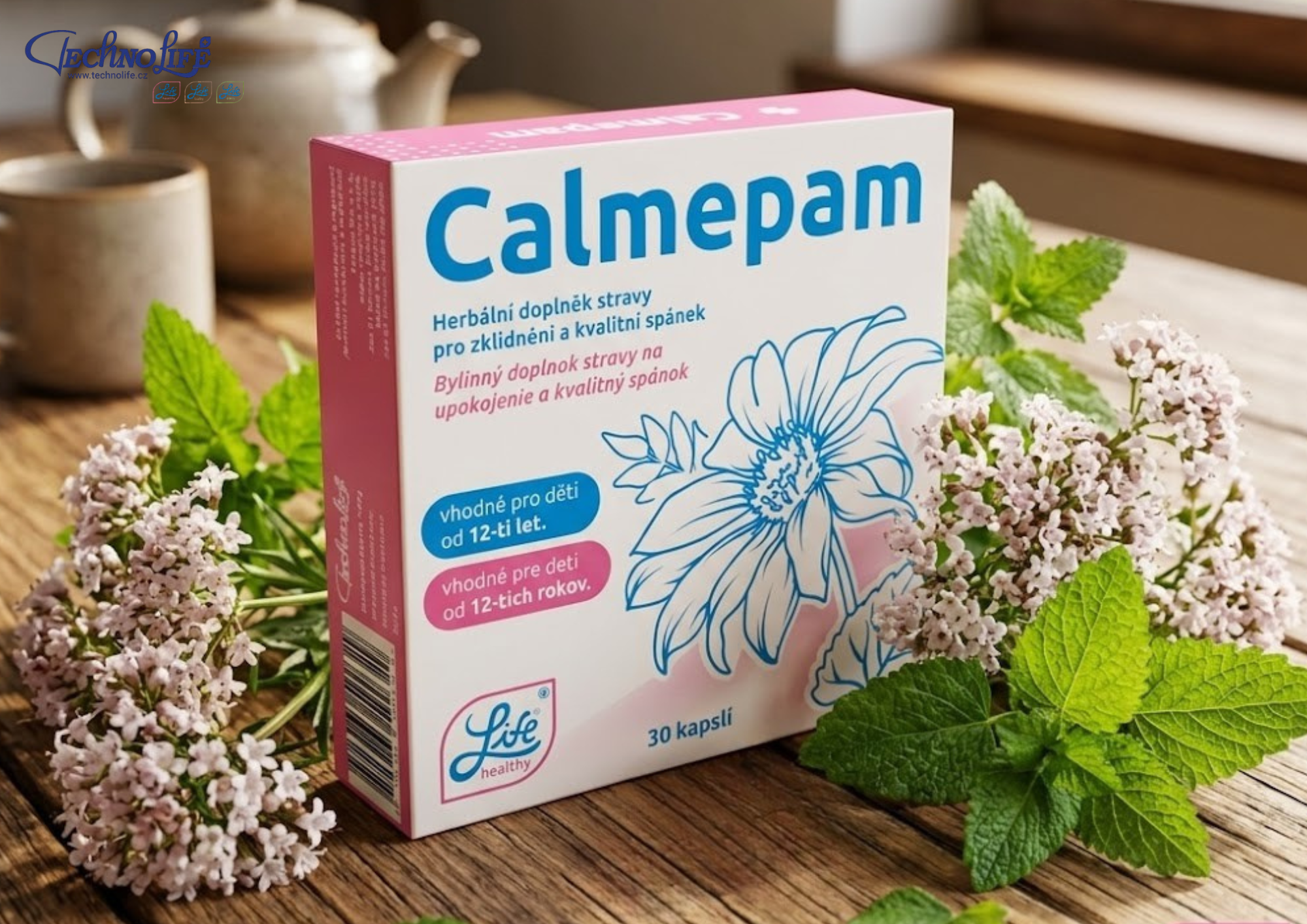 Calmepam: Poznejte složení doplňku od Techno Life